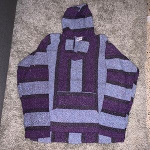 Hooded Mexican Poncho